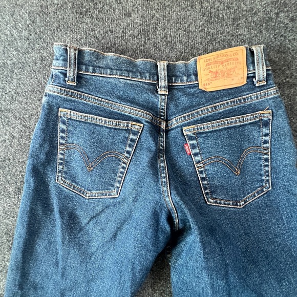 Levi's 515 Bootcut Leg Jeans Women 30x29 Blue Denim Stretch Mid Rise Medium Wash - Picture 13 of 16